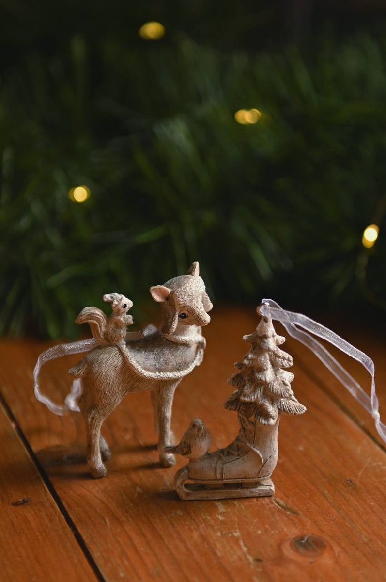 Silver Woodland Set of Two – Nutcrackerco