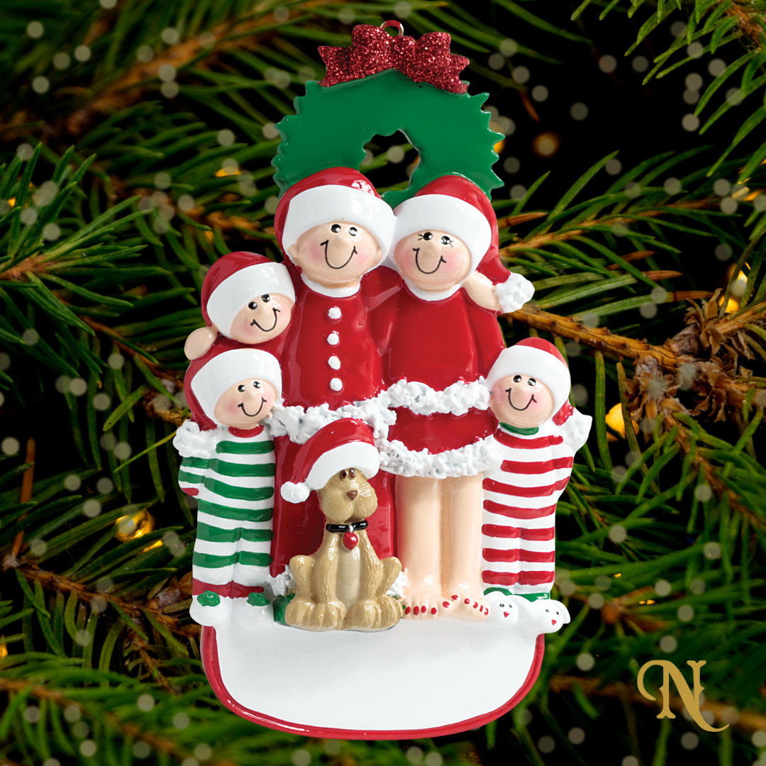 Tan Dog Family Five