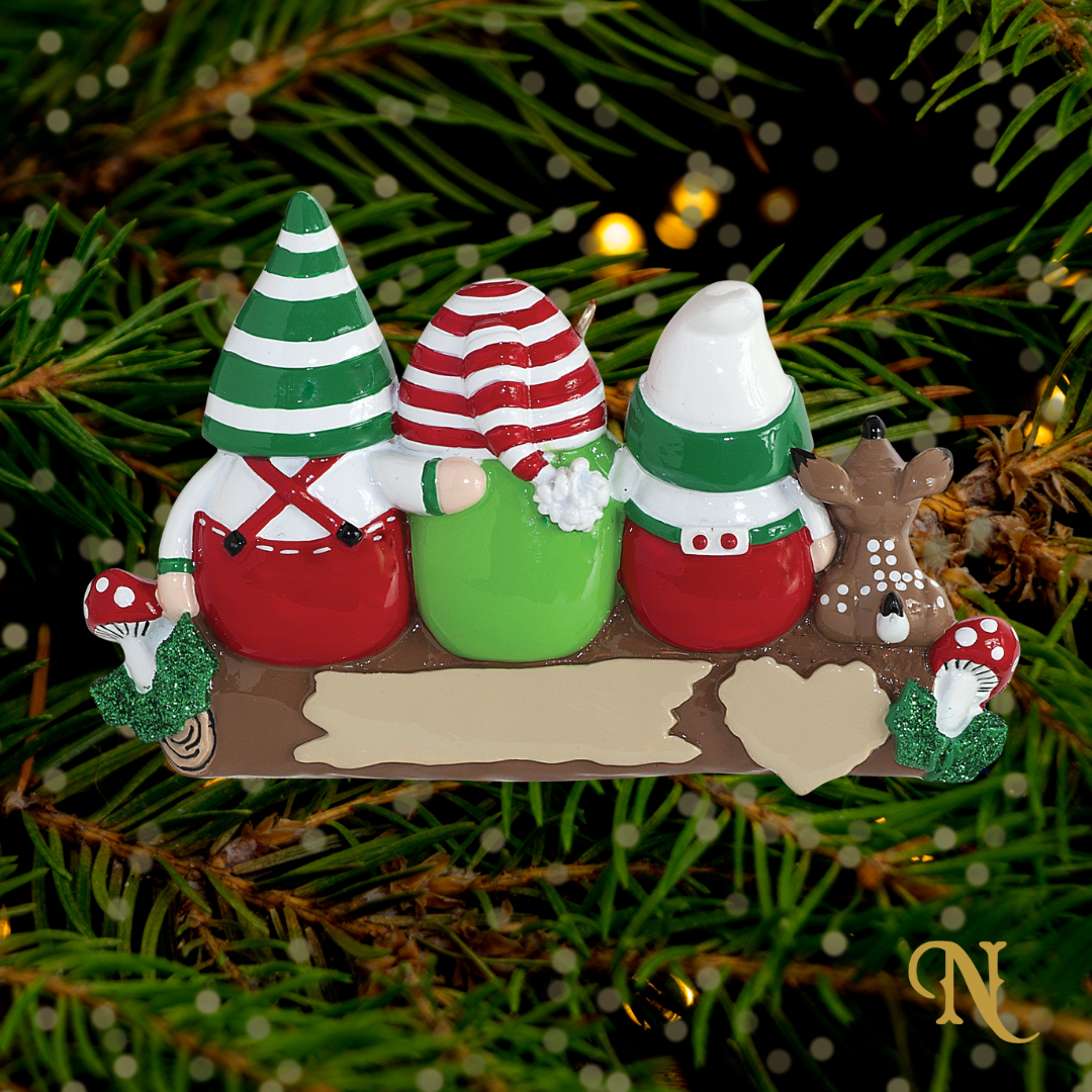 Gnome Family of Three