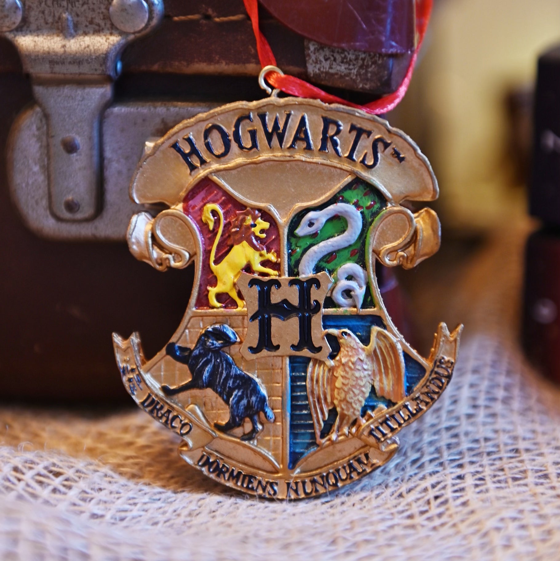 Hogwarts School Crest Ornament