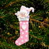 Baby’s 1st Stocking Pink