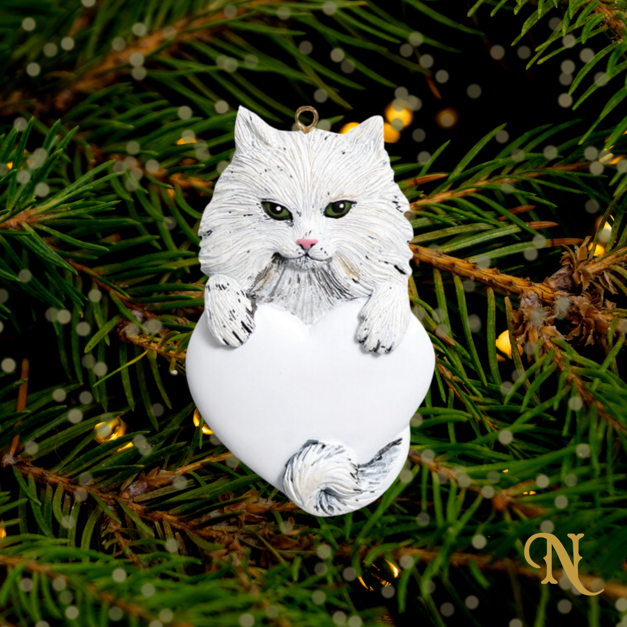 White Cat Heart