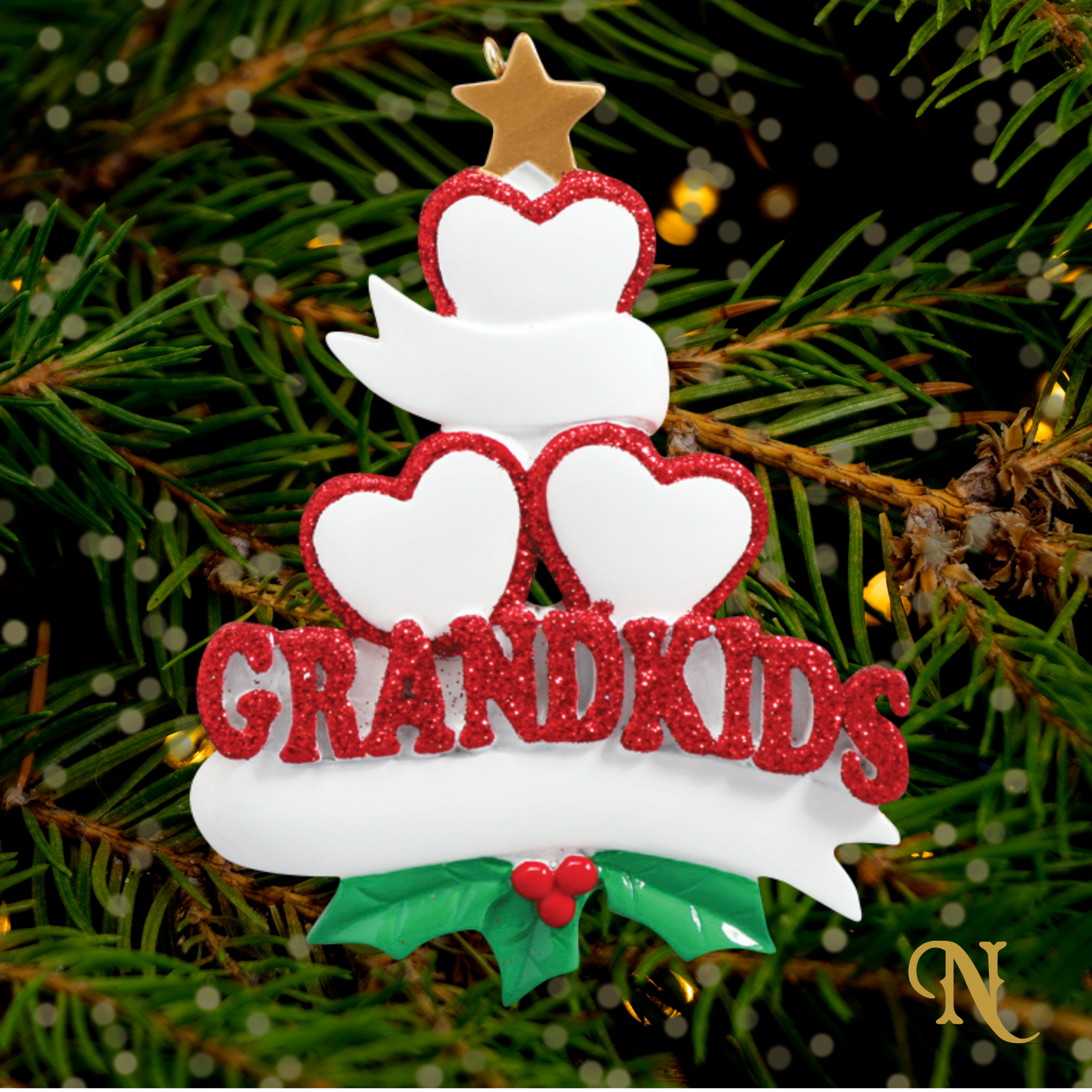 Grandkids Three Hearts