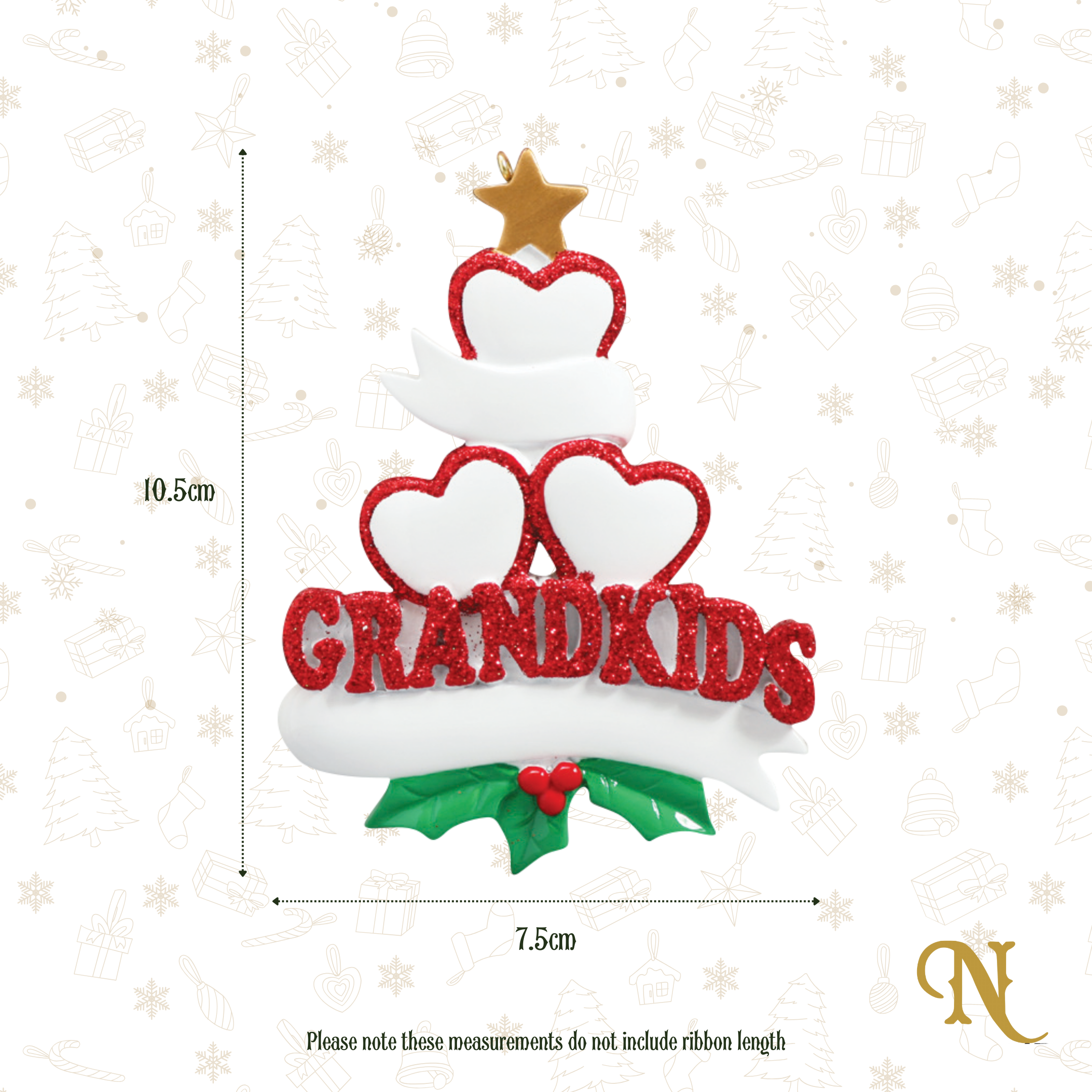 Grandkids Three Hearts