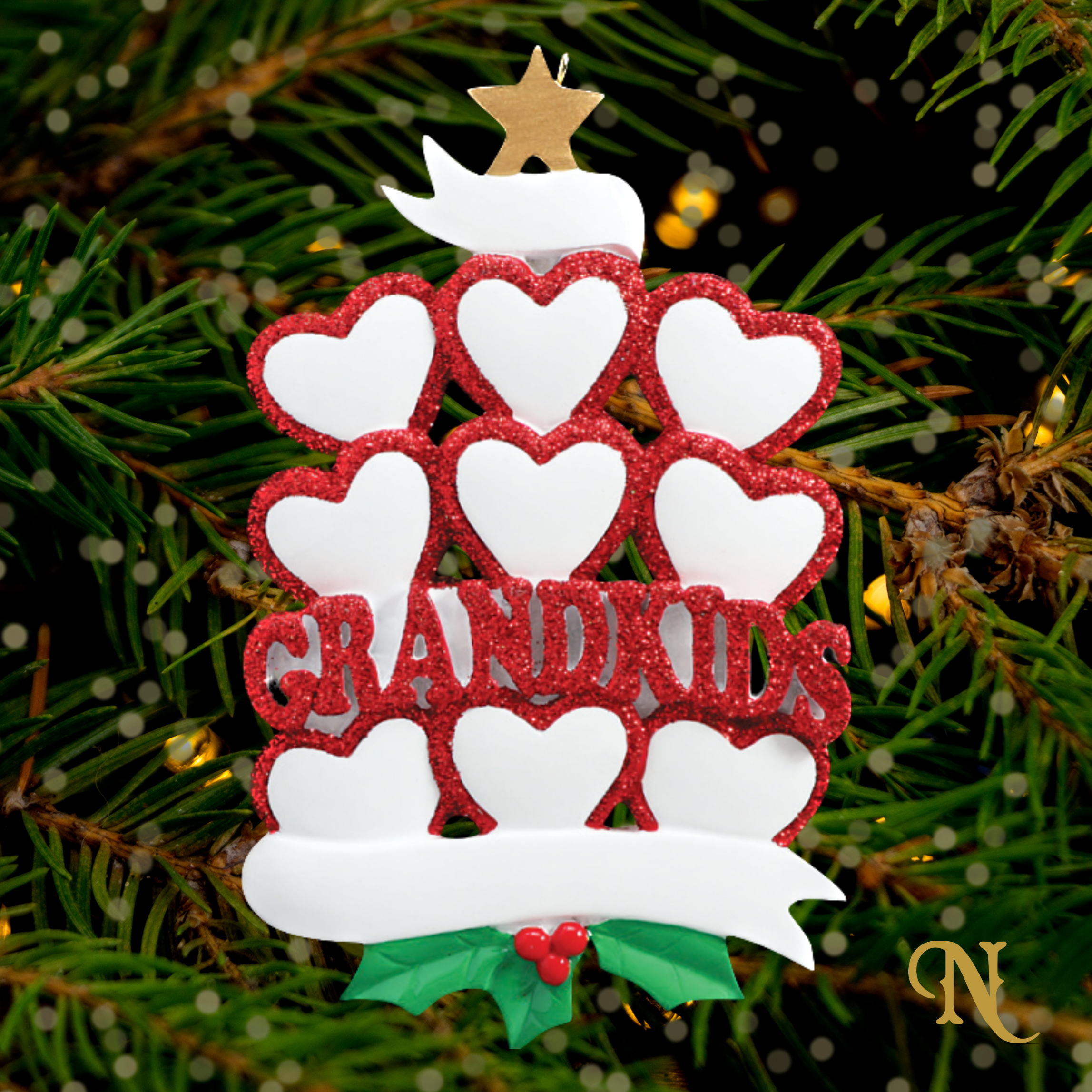 Grandkids Nine Hearts