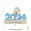 2024 Baby Blue 1st Christmas