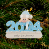 2024 Baby Blue 1st Christmas