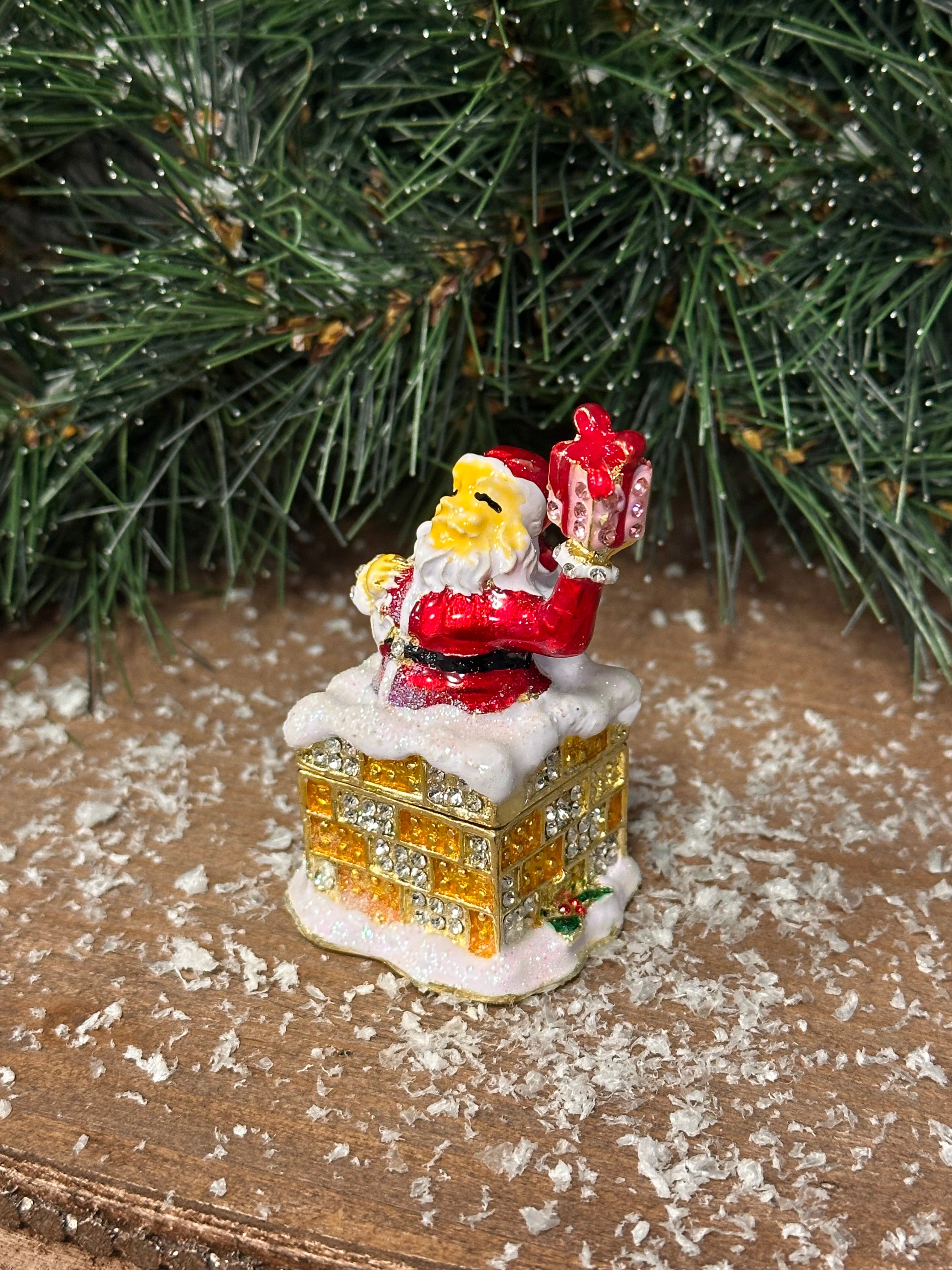 Santa in Chimney