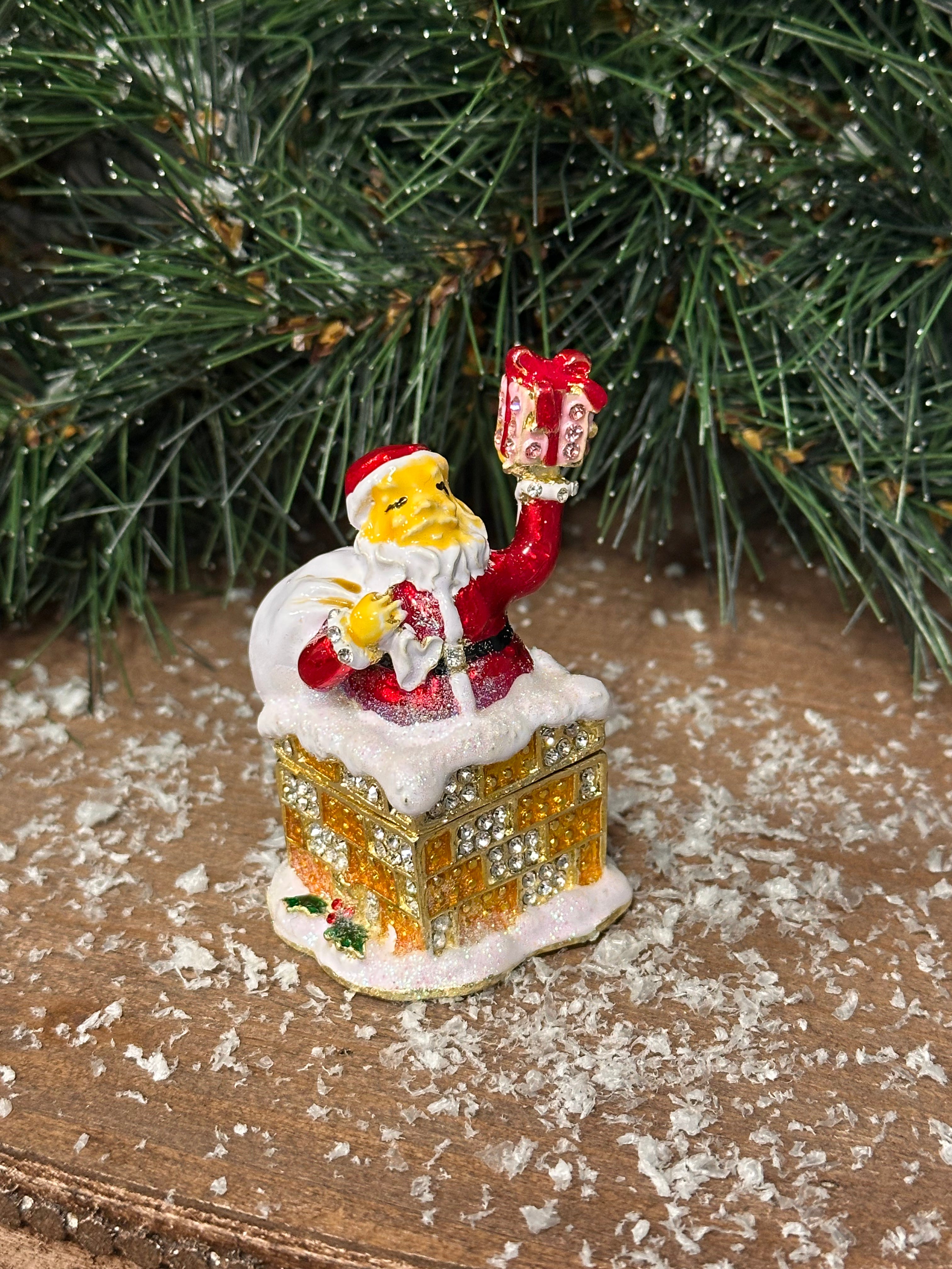 Santa in Chimney