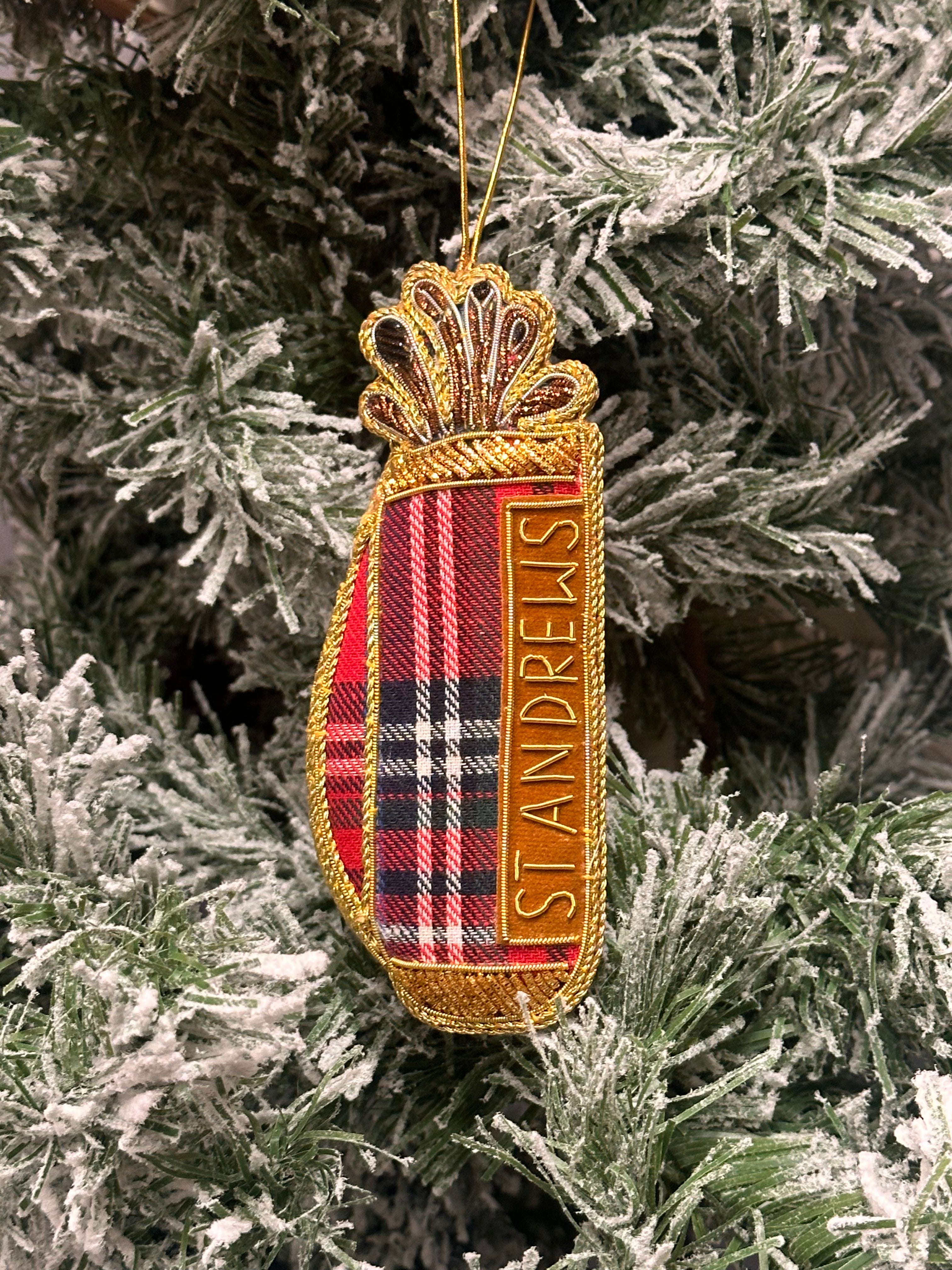 Hand Embroidered Golf Bag St. Andrews