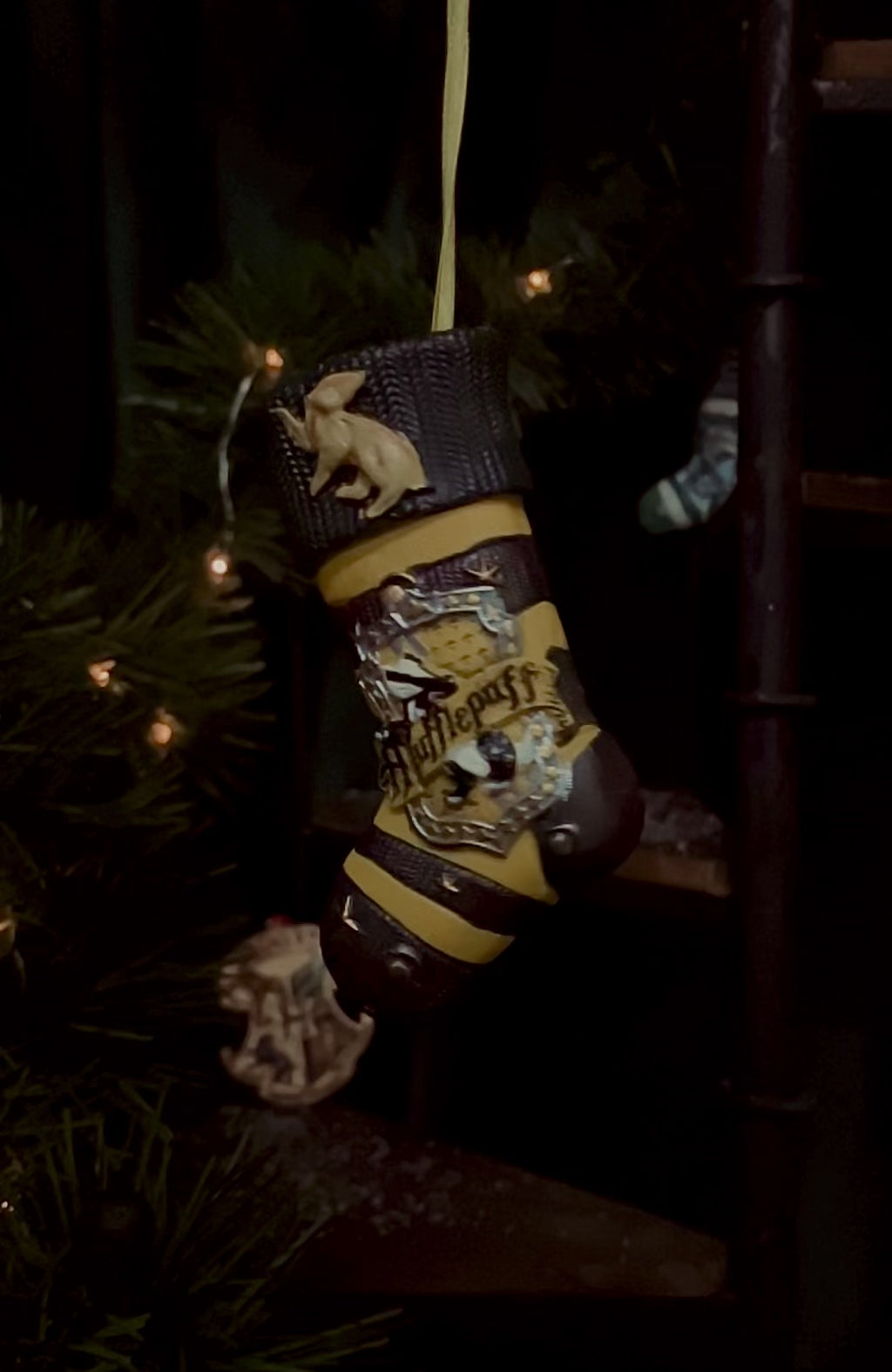 Hufflepuff Christmas Stocking Ornament